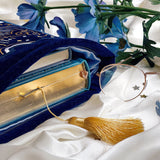 La Lune Book Sleeve-Book Sleeve-The Quirky Cup Collective-Zipper-Large Hardcover Books-iPad Sleeve-The Quirky Cup Collective