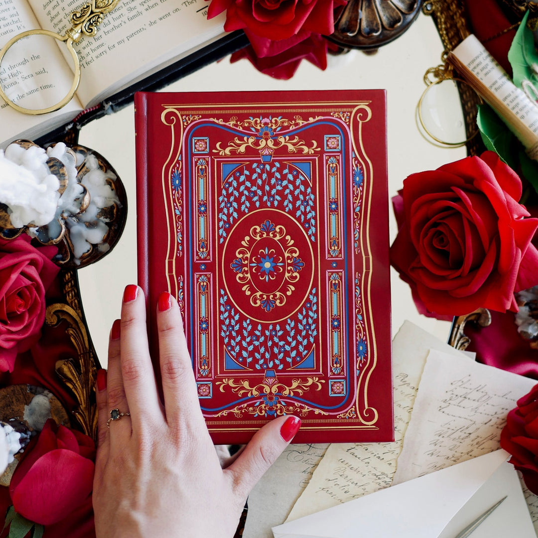 Literati Journal - Notebook - Crimson Red - The Quirky Cup Collective