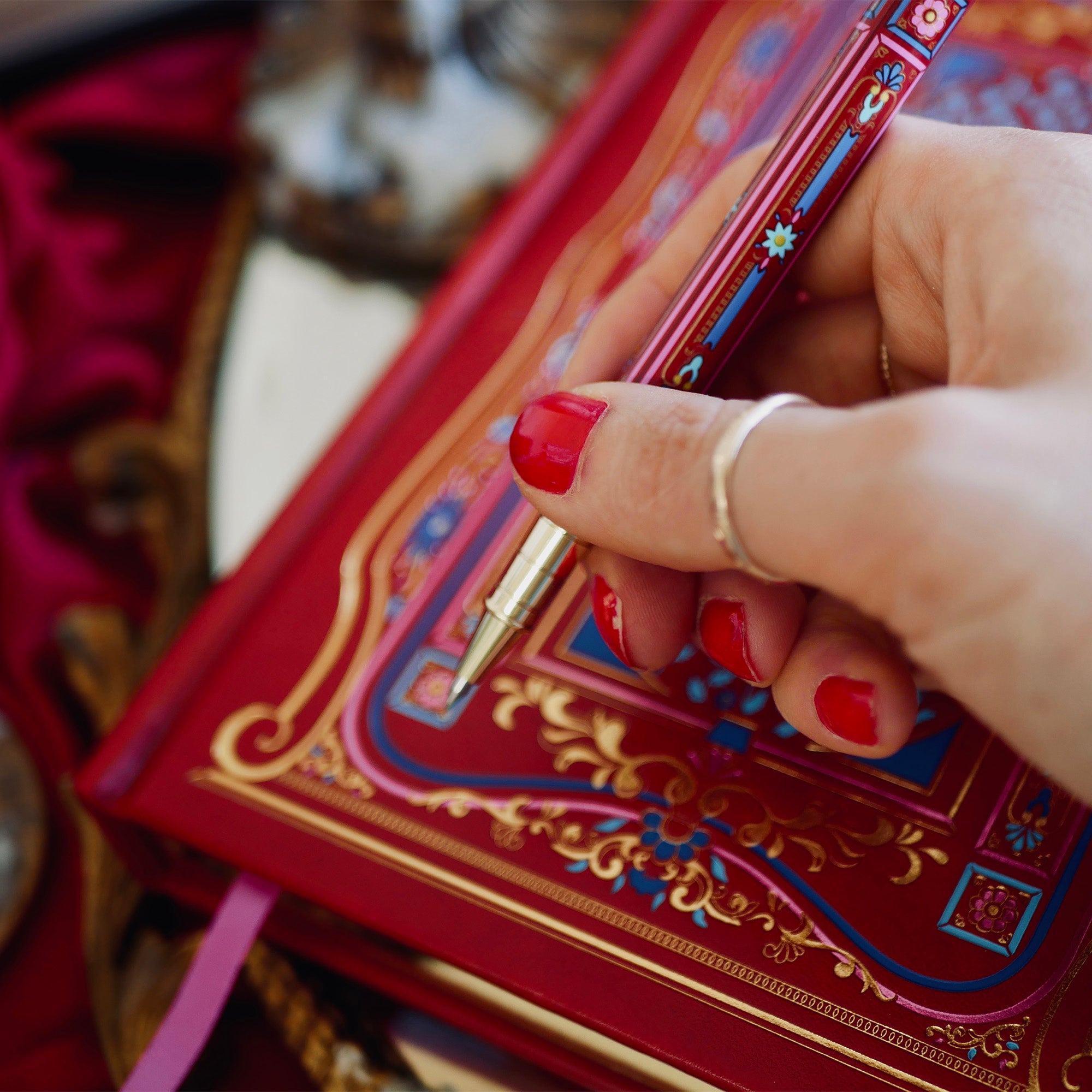 Literati Journal - Notebook - Crimson Red - The Quirky Cup Collective