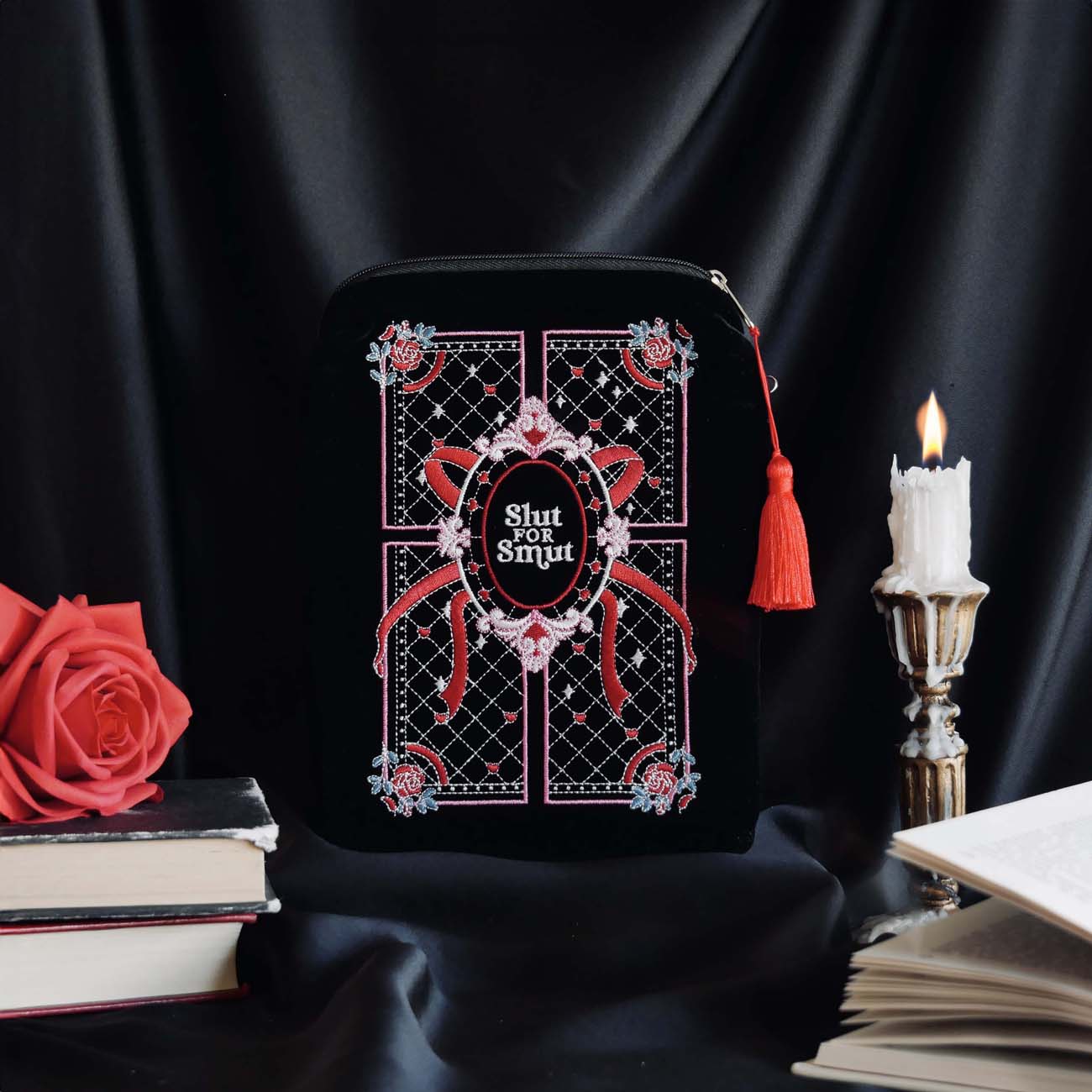 Slut for smut - kindle sleeve- black - the quirky cup collective