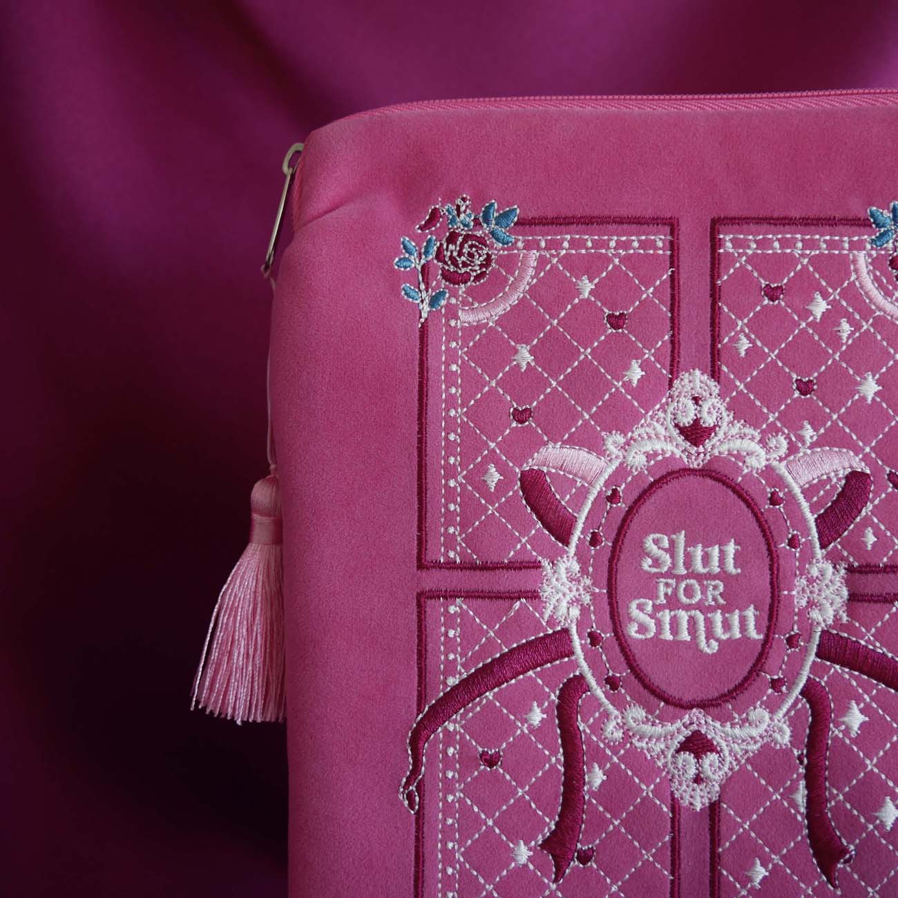 Slut for Smut - Kindle & E-reader Sleeve - Pink - The Quirky Cup Collective