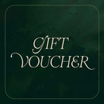 Green image with the words 'Gift Voucher' in a decorative script font.