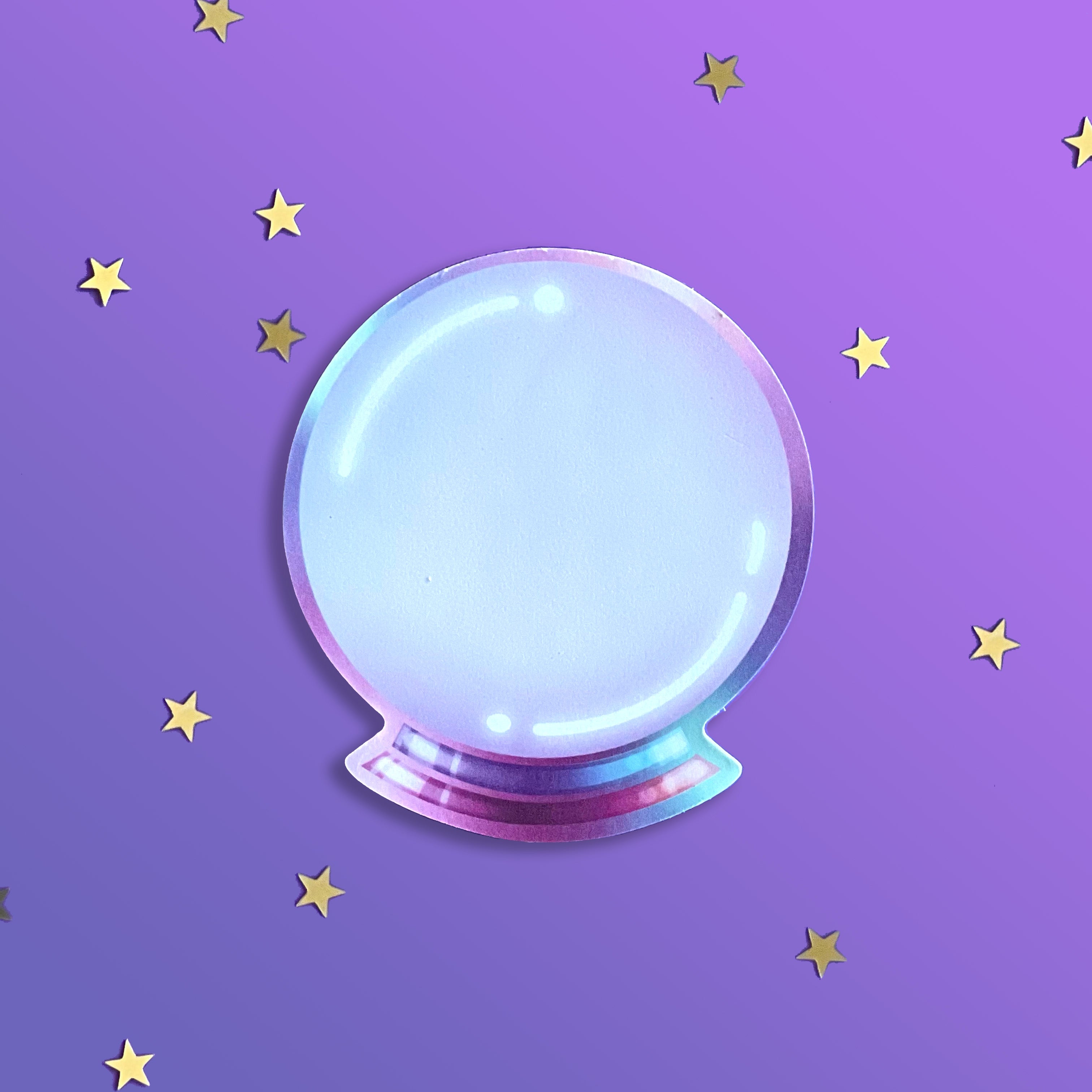 crystal ball - sticky note- notepad - the quirky cup collective