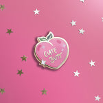 Cute Butt Peach - Enamel Pin - The Quirky Cup Collective