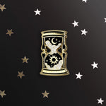 Hourglass Enamel Pin - The Quirky Cup Collective