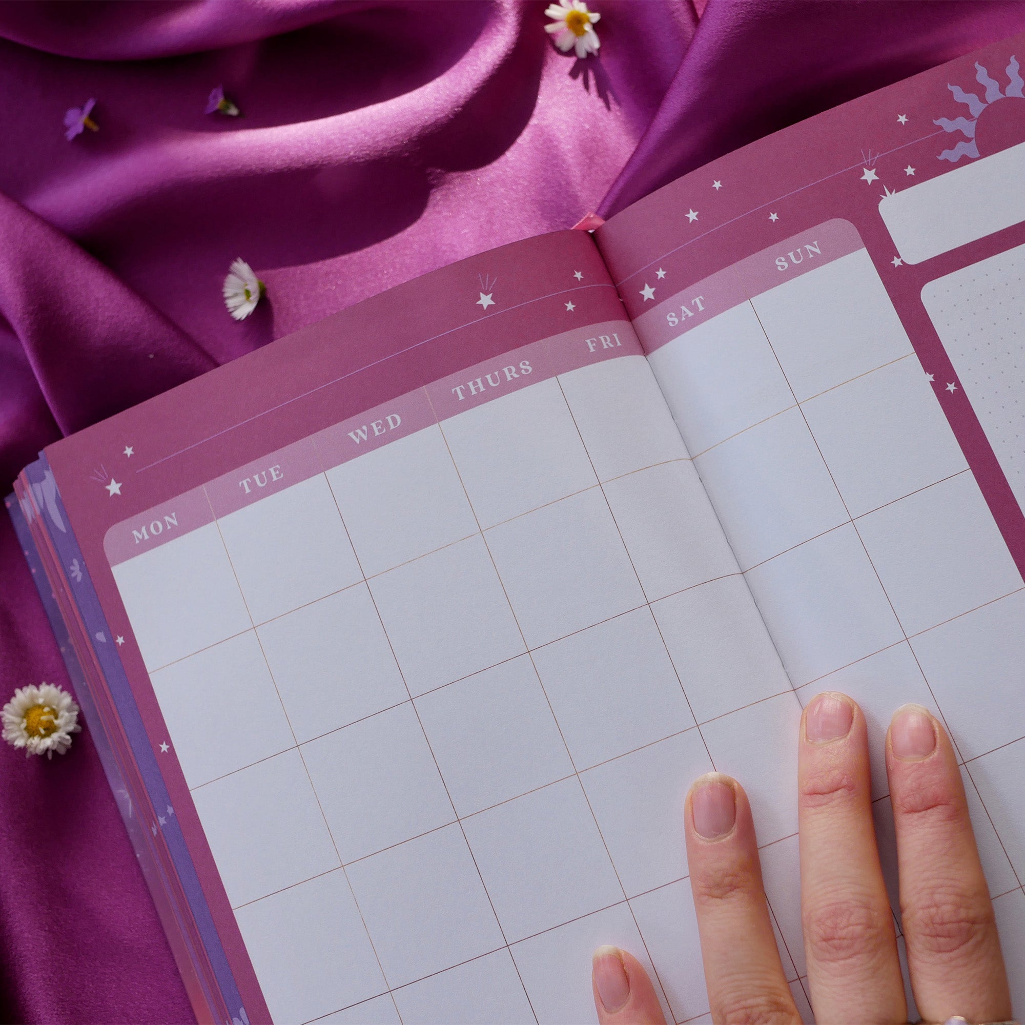 Dateless Iridescence 2024 Planner - The Quirky Cup Collective
