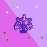 LIbra Zodiac - Sticker - The Quirky Cup Collective