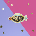 Sushi Soy Sauce Fish - Lil soy boy  - Sticker - The Quirky Cup Collective