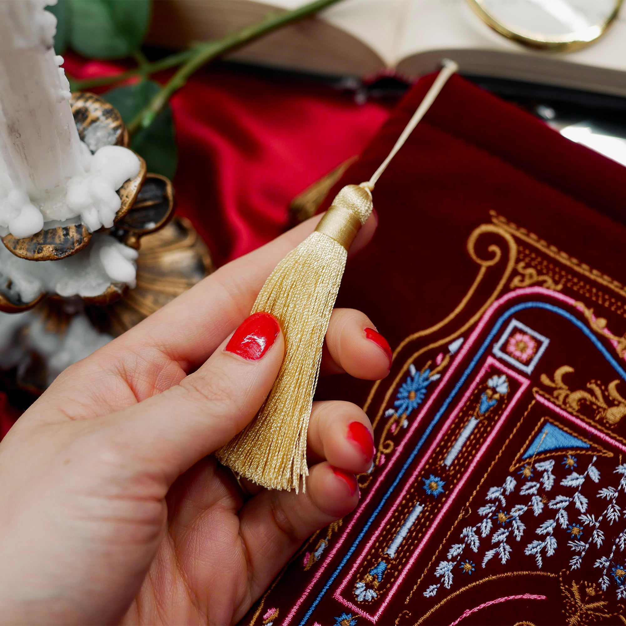 Once Upon a Time - Book Sleeve - Crimson - The Quirky Cup Collective