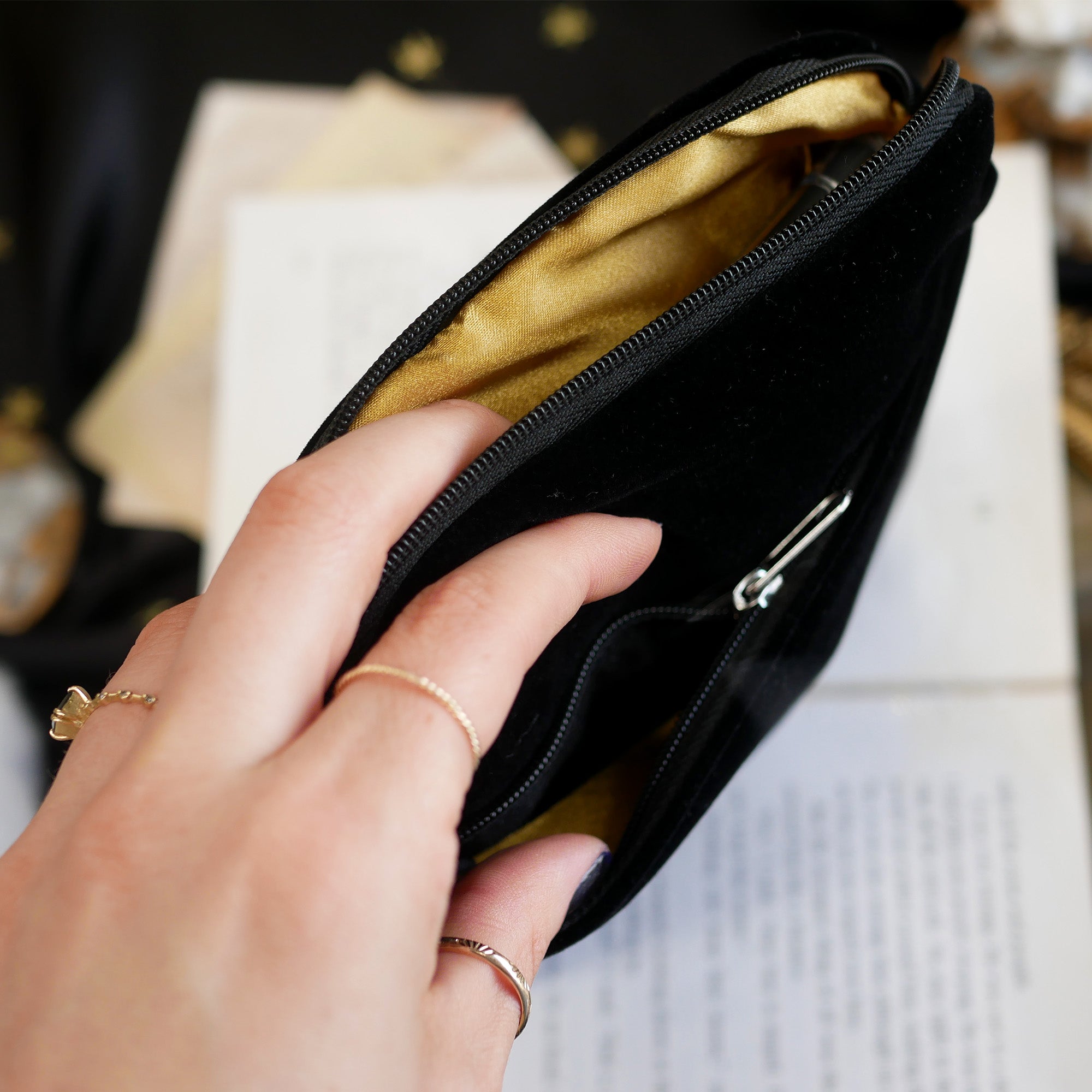 Otherworldly Kindle Sleeve - Black - The Quirky Cup Collective