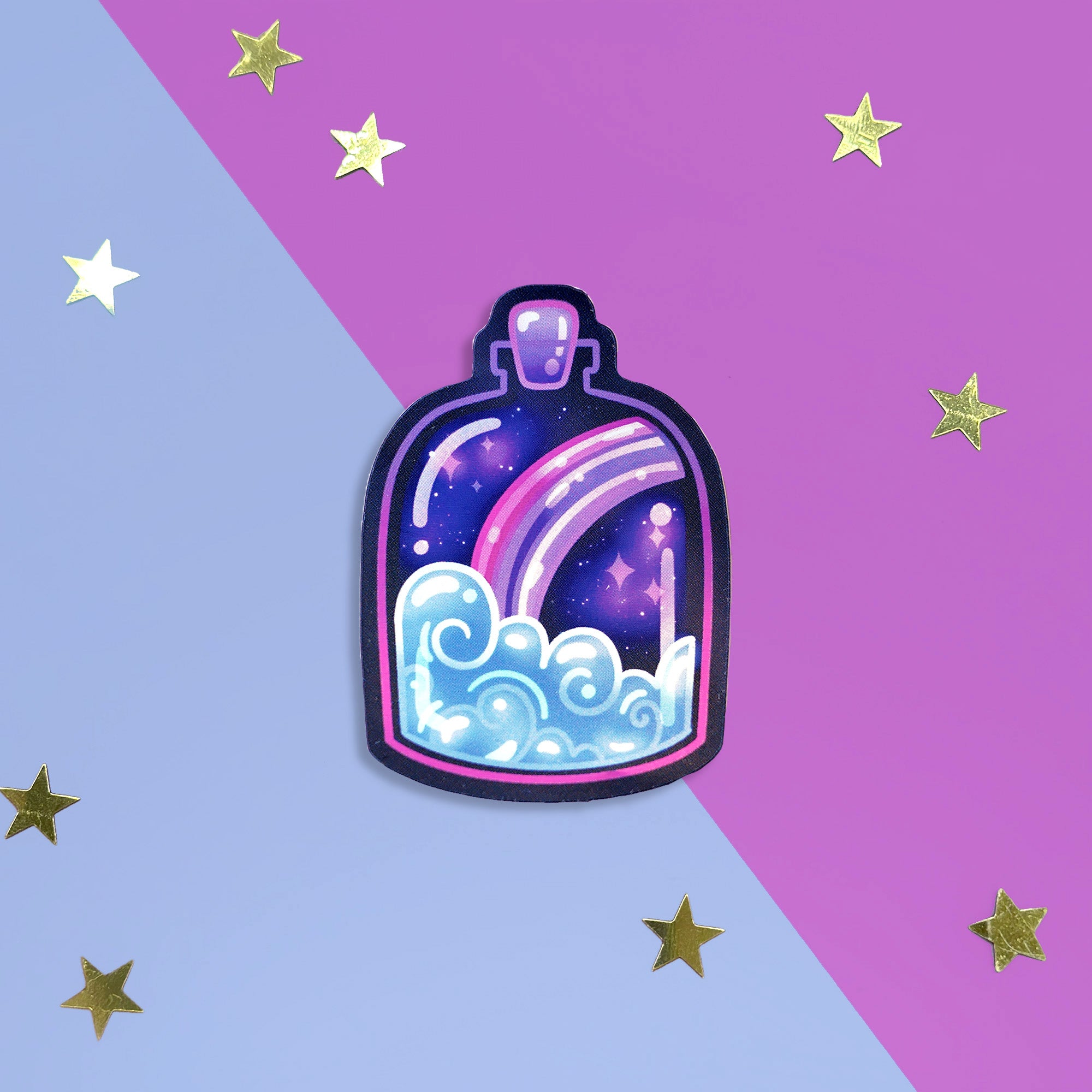 Pride Potion Bottle - Sticker - The Quirky Cup Collective
