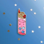 Slow Burn Lighter - Enamel Pin - The Quirky Cup Collective