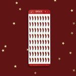 Book rating - sticker sheets - reading journal - the quirky cup collective