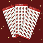 spice rating - sticker sheet - reading journal - the quirky cup collective - three sheets