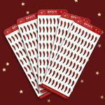 spice rating - sticker sheet - reading journal - the quirky cup collective - 5 sheets