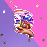 Wild Wild Witch Crystal Ball  - Sticker - The Quirky Cup Collective