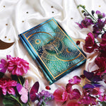 Luna Moth Journal-Notebook-The Quirky Cup Collective-Dotted-Blank-Lined-Notebook-A5-180 Pages-The Quirky Cup Collective