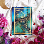 Luna Moth Journal-Notebook-The Quirky Cup Collective-Dotted-Blank-Lined-Notebook-A5-180 Pages-The Quirky Cup Collective