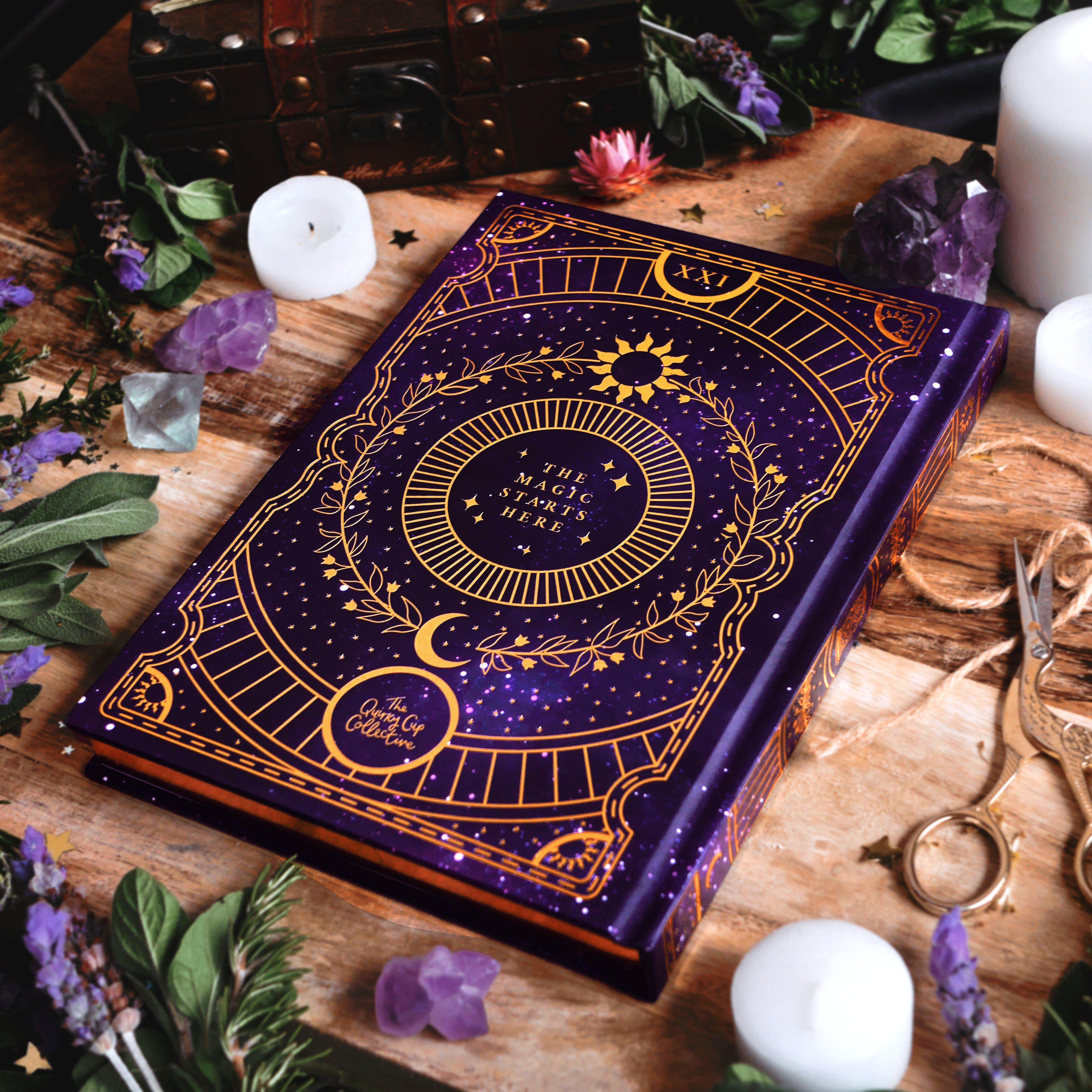 Made of Stars Journal-Notebook-The Quirky Cup Collective-Dotted-Blank-Lined-Notebook-180-pages-The Quirky Cup Collective