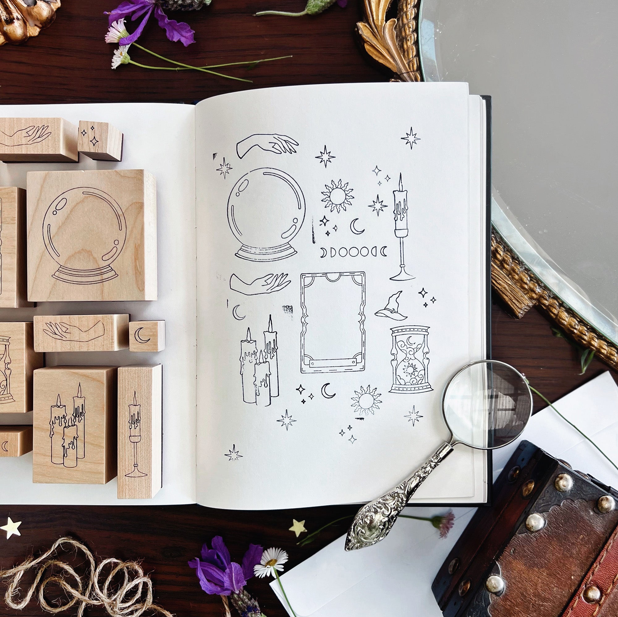 Practical Magic - Rubber Stamp set - The Quirky Cup Collective