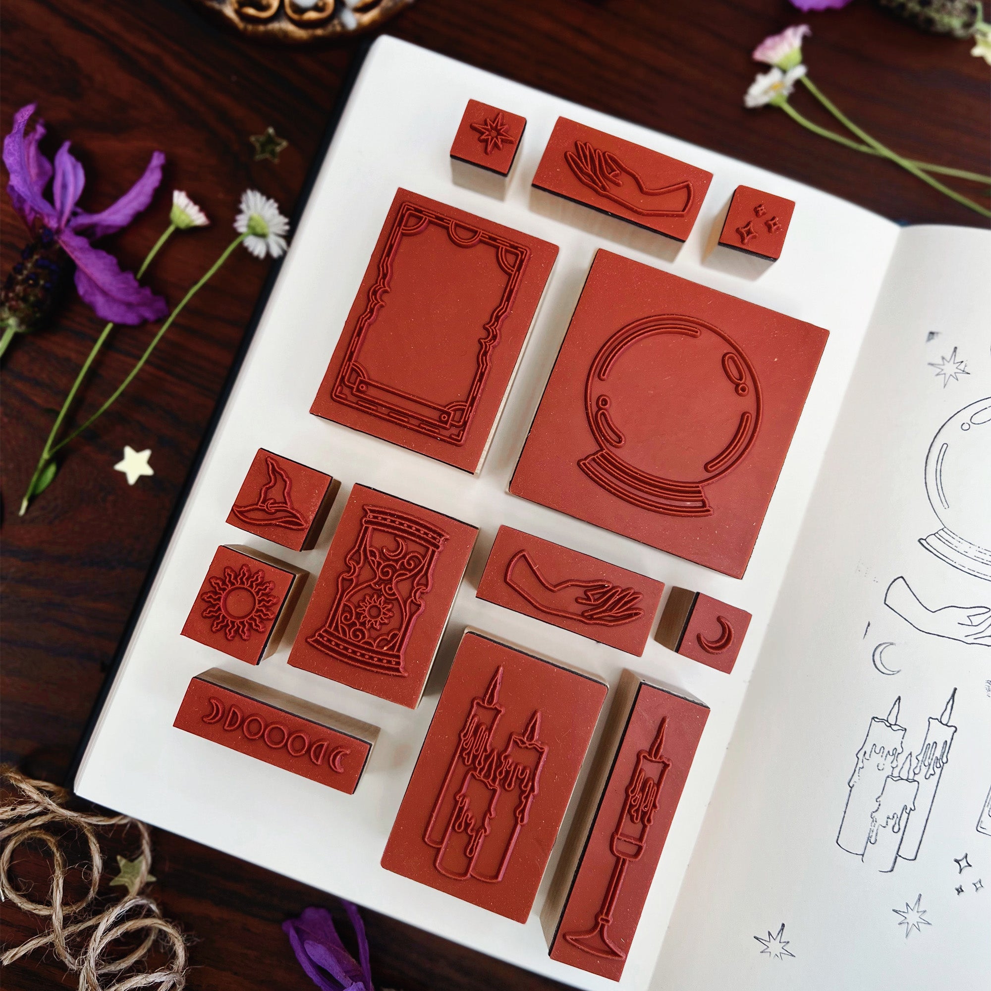 Practical Magic - Rubber Stamp set - The Quirky Cup Collective
