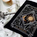 Sun & Moon Book & iPad Sleeve-Book Sleeve-The Quirky Cup Collective-Zipper-Large Hardcover Books-iPad Sleeve-The Quirky Cup Collective