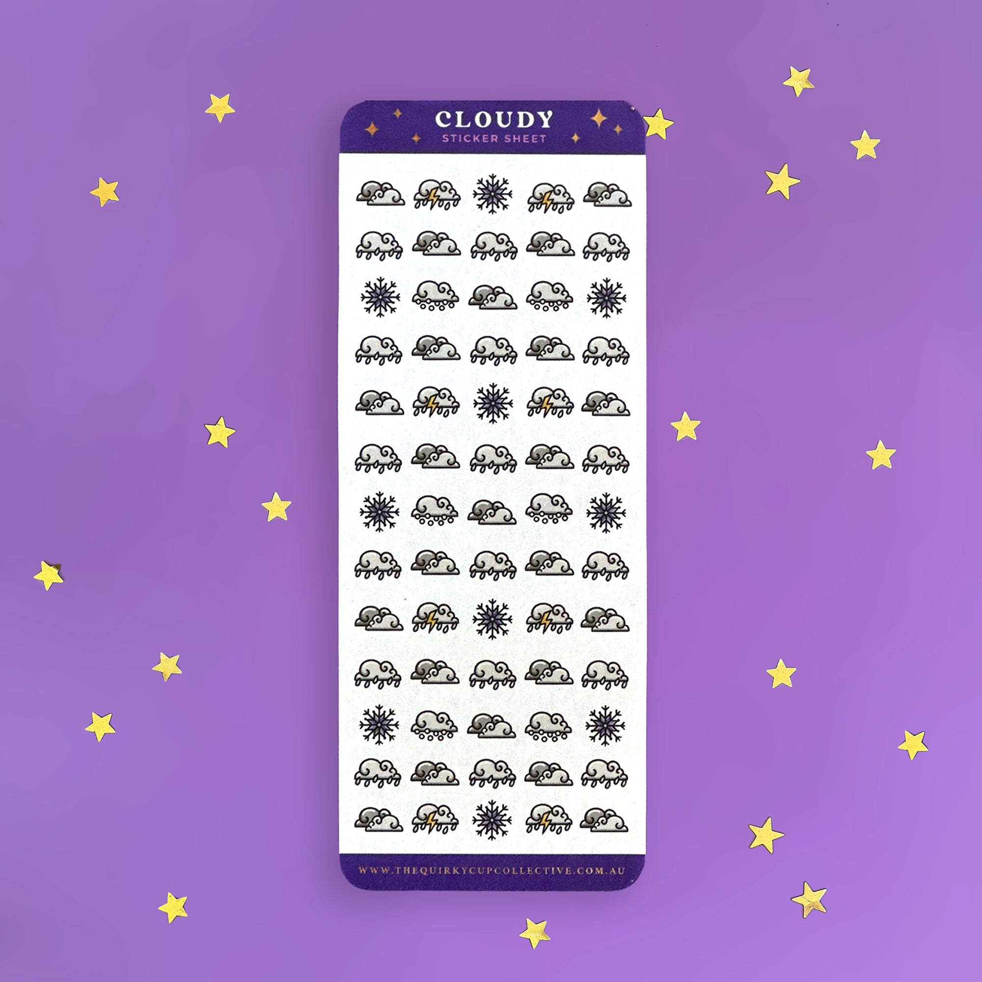 full set - reminders - organization - sticker sheet- planner stickers - the quirky cup collective