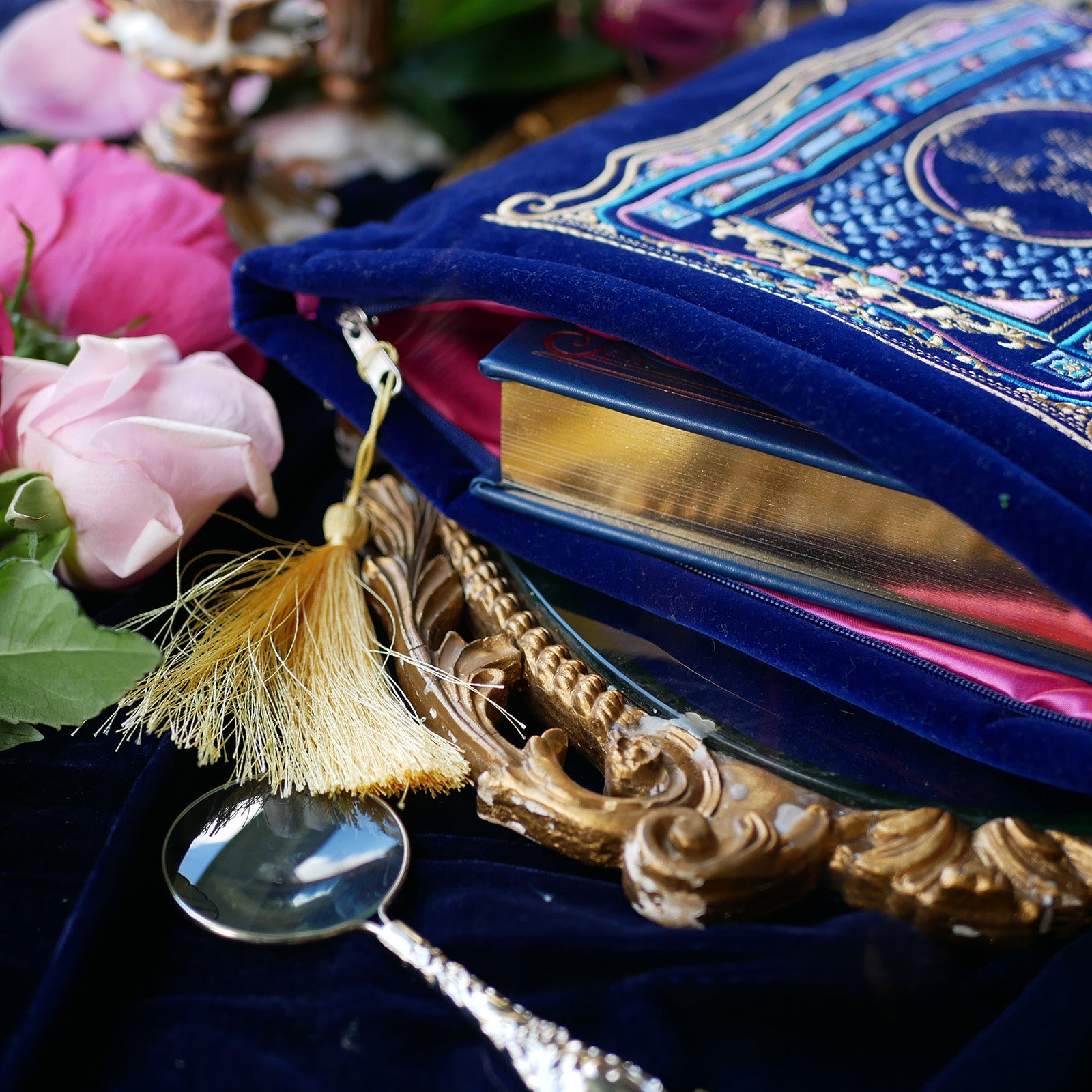 Once Upon a Time - Blue - Book Sleeve - The Quirky Cup Collective