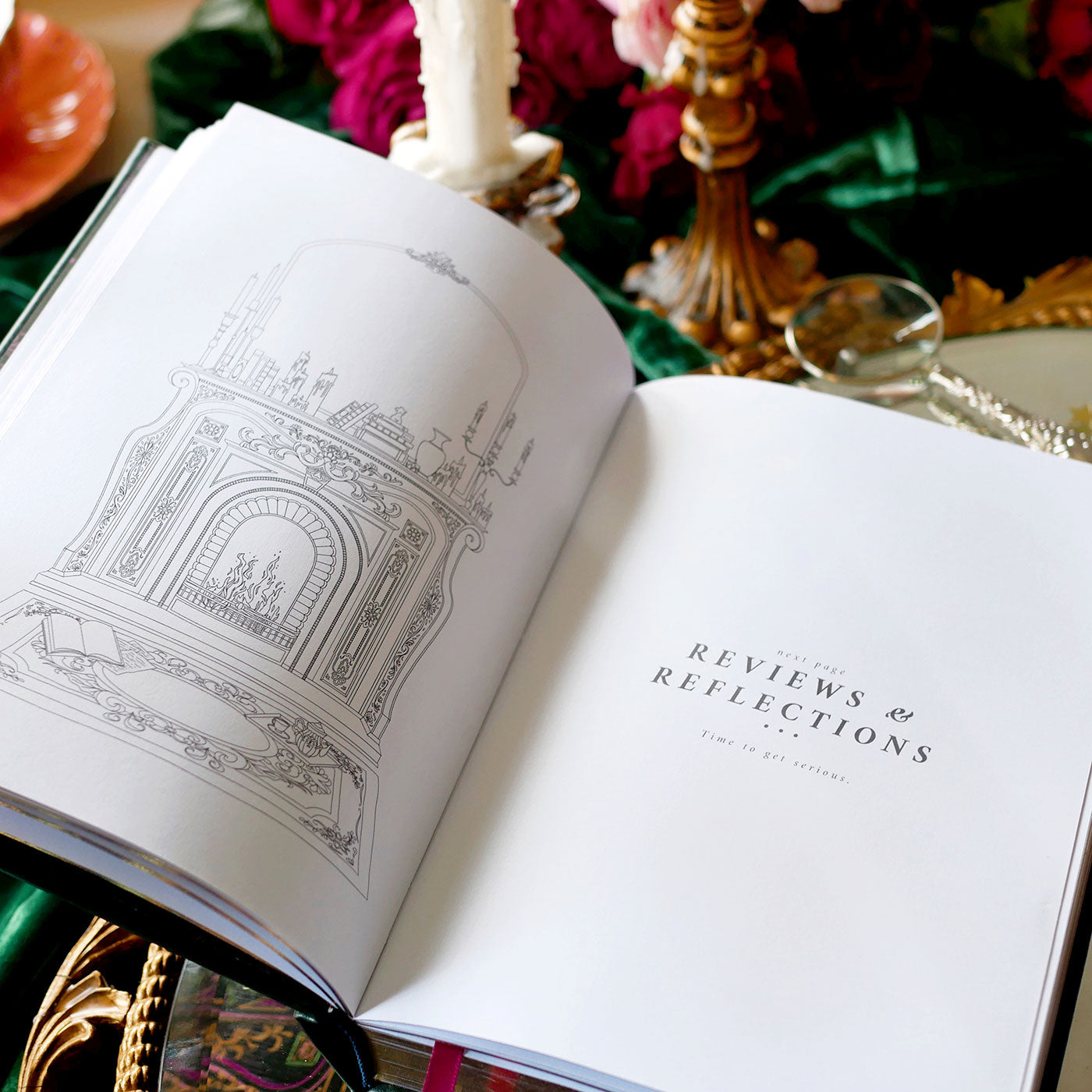 The Reading Journal - Volume I - Forest Green - Faux Leather Classic Book - The Quirky Cup Collective