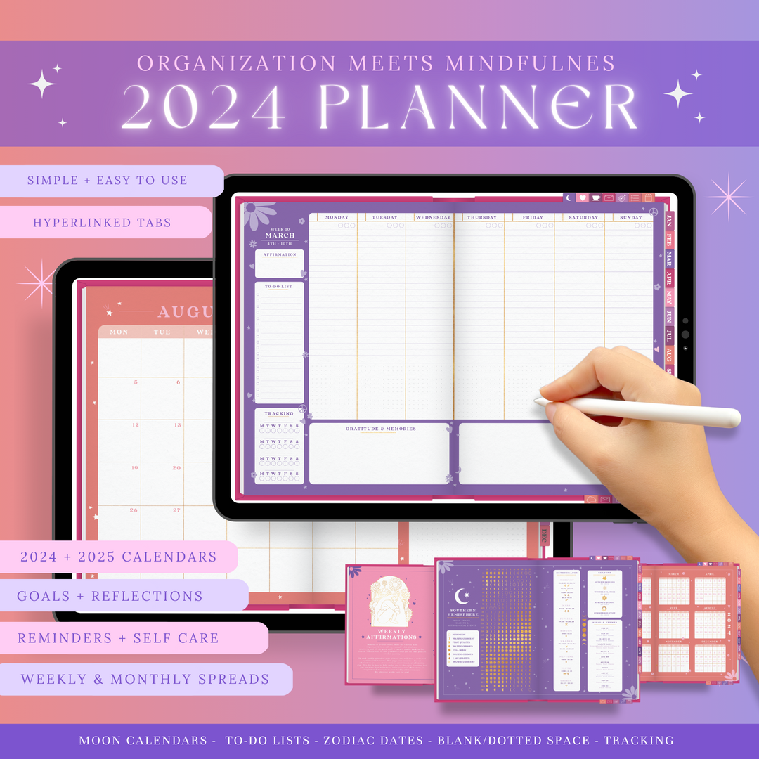 Digital 2024 Iridescence Planner