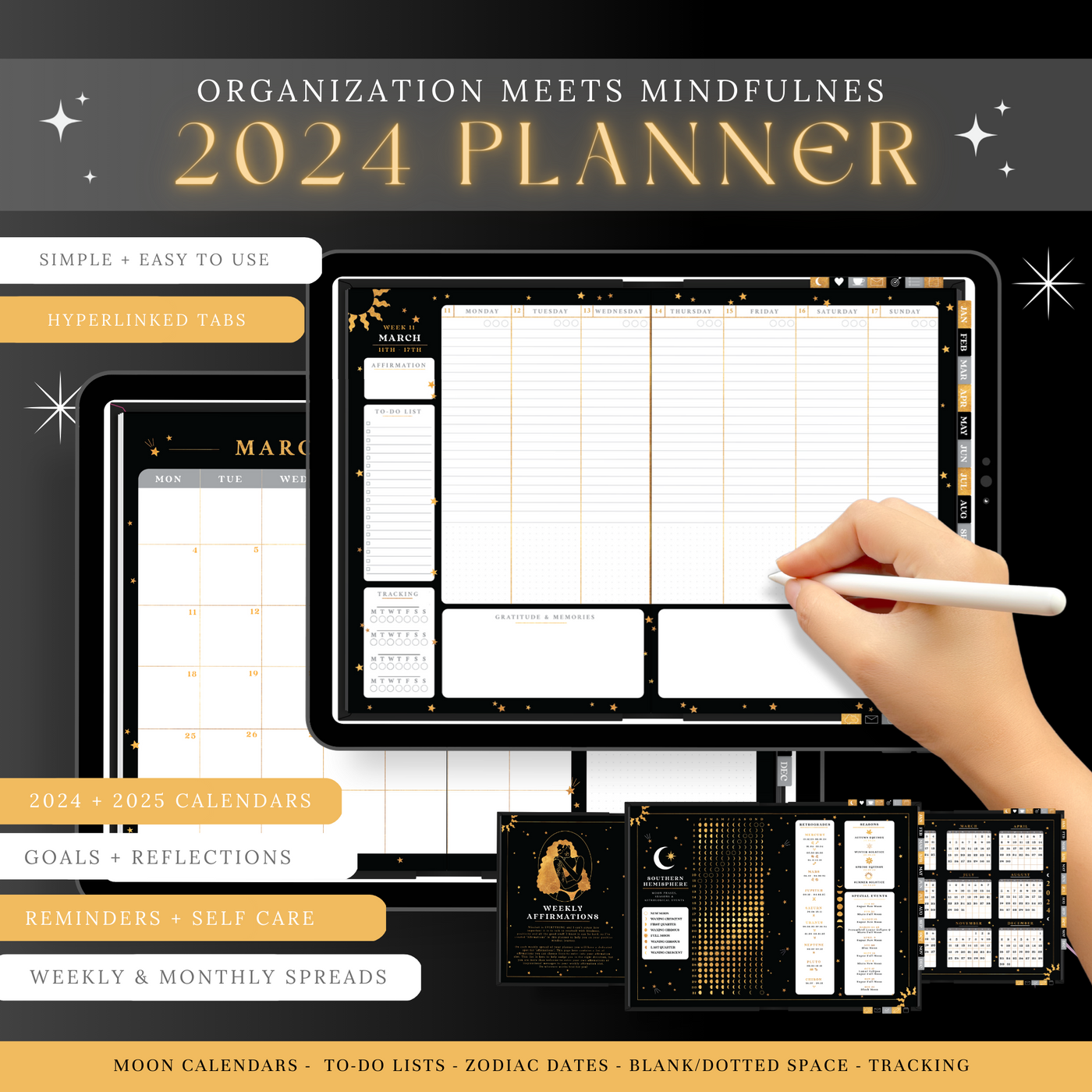 Wonderland 2024 Planner - Digital - The Quirky Cup Collective