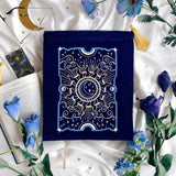 La Lune Book Sleeve-Book Sleeve-The Quirky Cup Collective-Zipper-Large Hardcover Books-iPad Sleeve-The Quirky Cup Collective