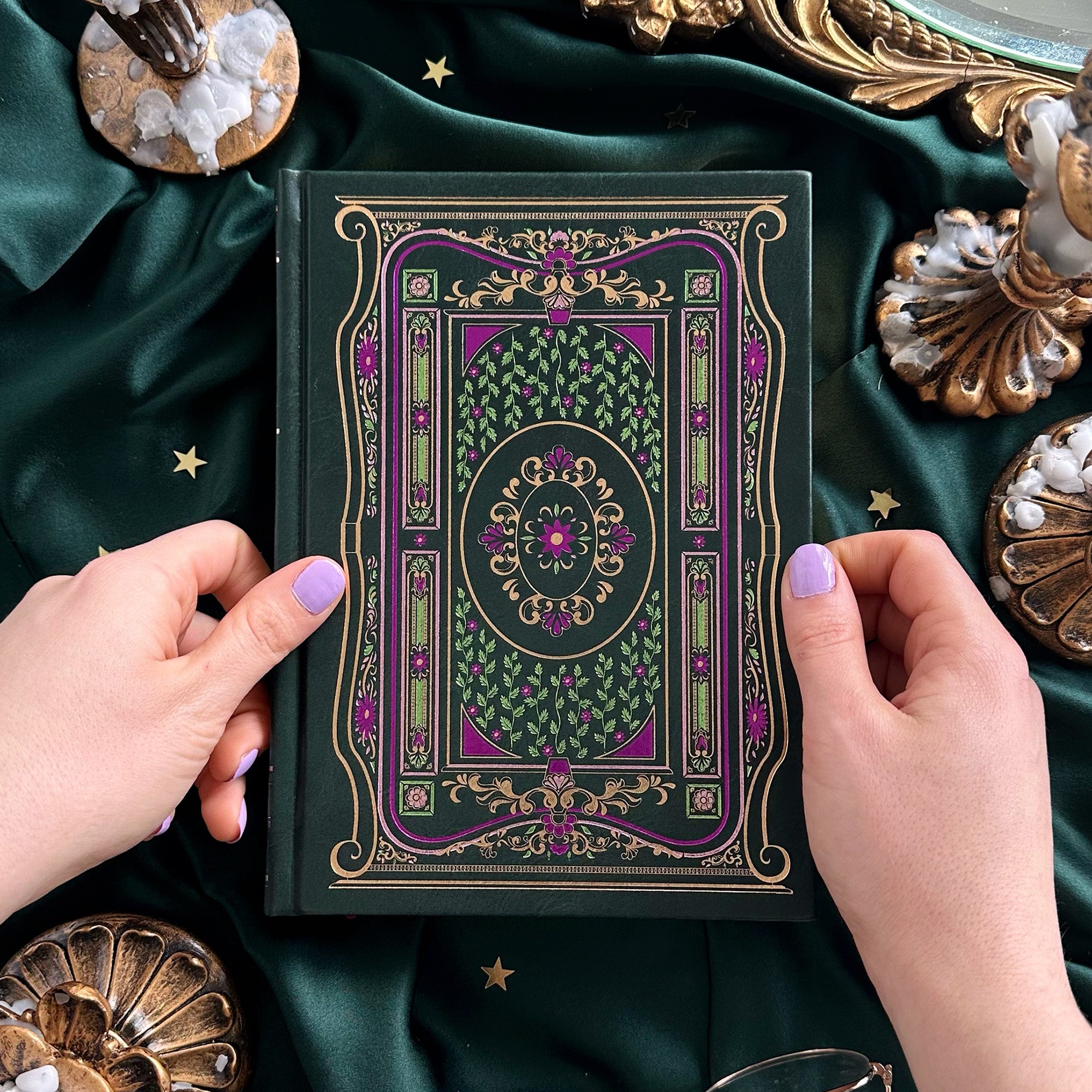 Literati - Journal - Bookmark - Pen - Book Sleeve - Bundle - Forest Green - The Quirky Cup Collective