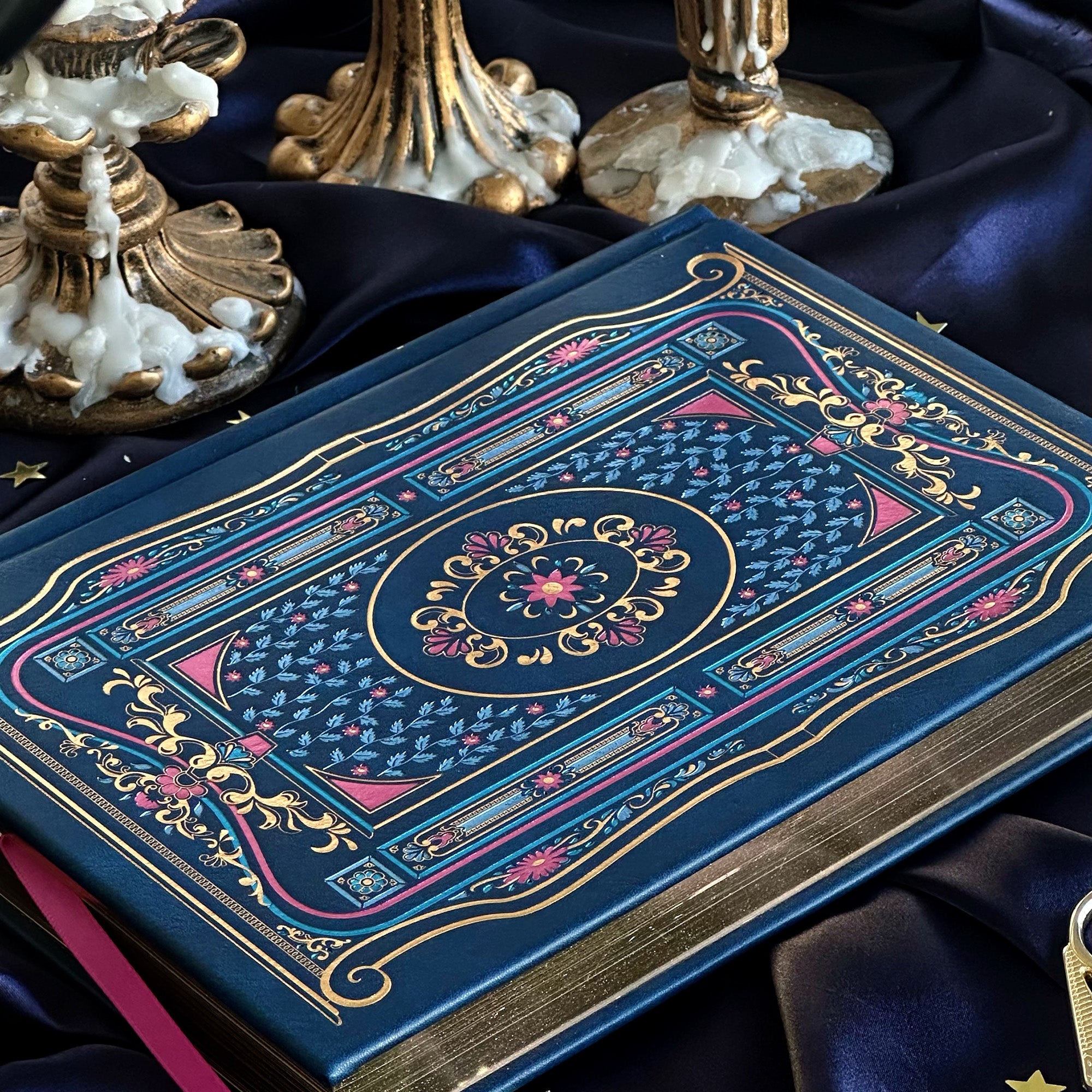 Literati Notebook - Journal - Blue - The Quirky Cup Collective