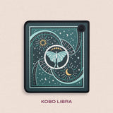 Luna Moth eReader Sticker Insert - Kobo LIbra 2 & Kobo Color 