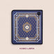 Moncherie Blue eReader Sticker Insert for Kobo Libra 2. This is a metallic foil detailed sticker for adding to your eReader for the perfect french inspired kindle decor.