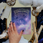 Otherworldly Journal - Blue - Dotted - Lined - Blank - Noir - The Quirky Cup Collective