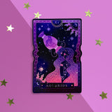 Aquarius - Zodiac Tarot Sticker - The Quirky Cup Collective