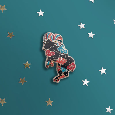 Set of 12 Zodiac Pins - Aquarius - Aries - Cancer - Capricorn - Gemini- Leo - Libra -Pisces - Sagittarius - Scorpio - Taurus - Virgo - The Quirky Cup Collective