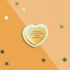 Average Girl Becomes Overly Powerful - Candy Heart Sticker - The Quirky Cup Collective