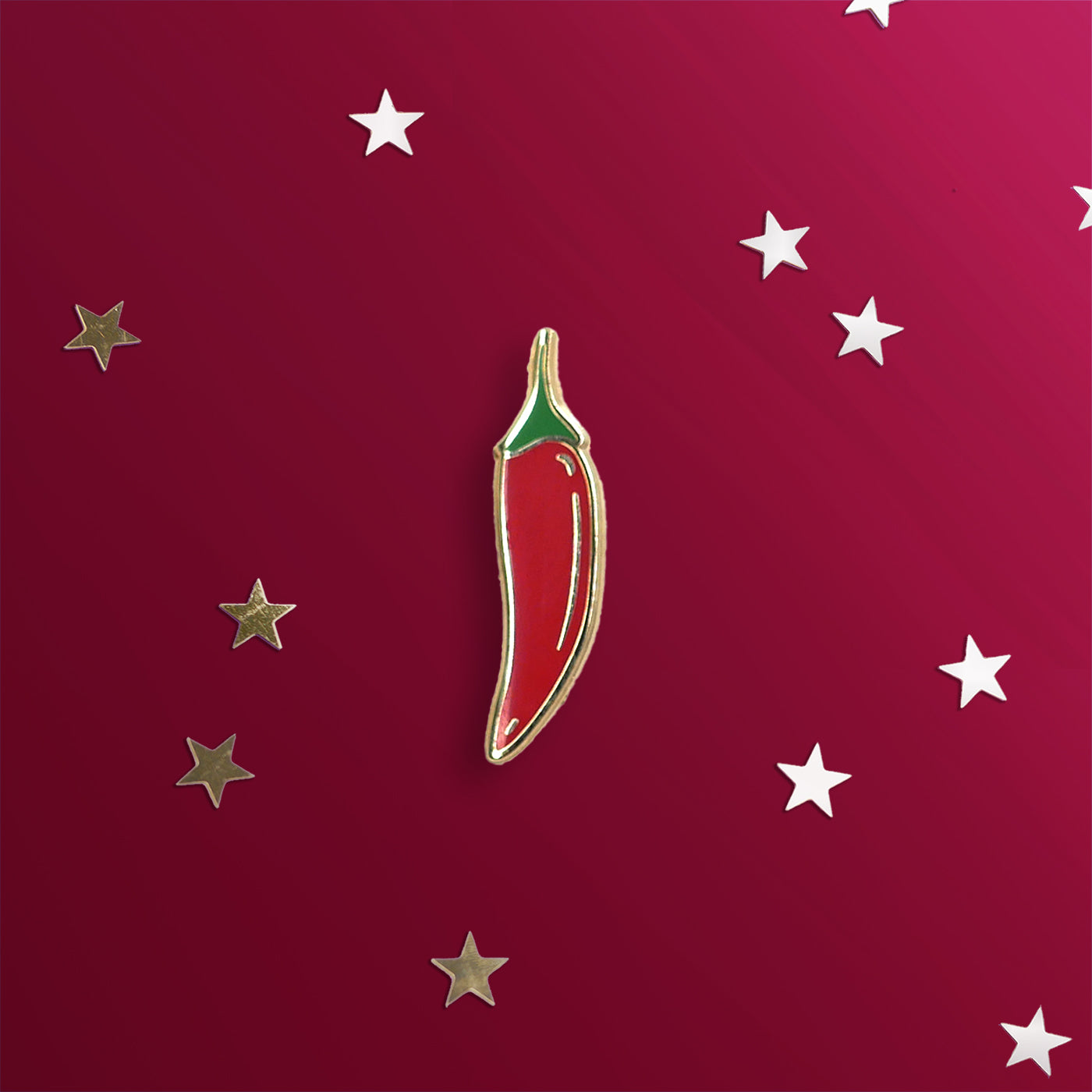 baby chilli - enamel pin - the quirky cup collective