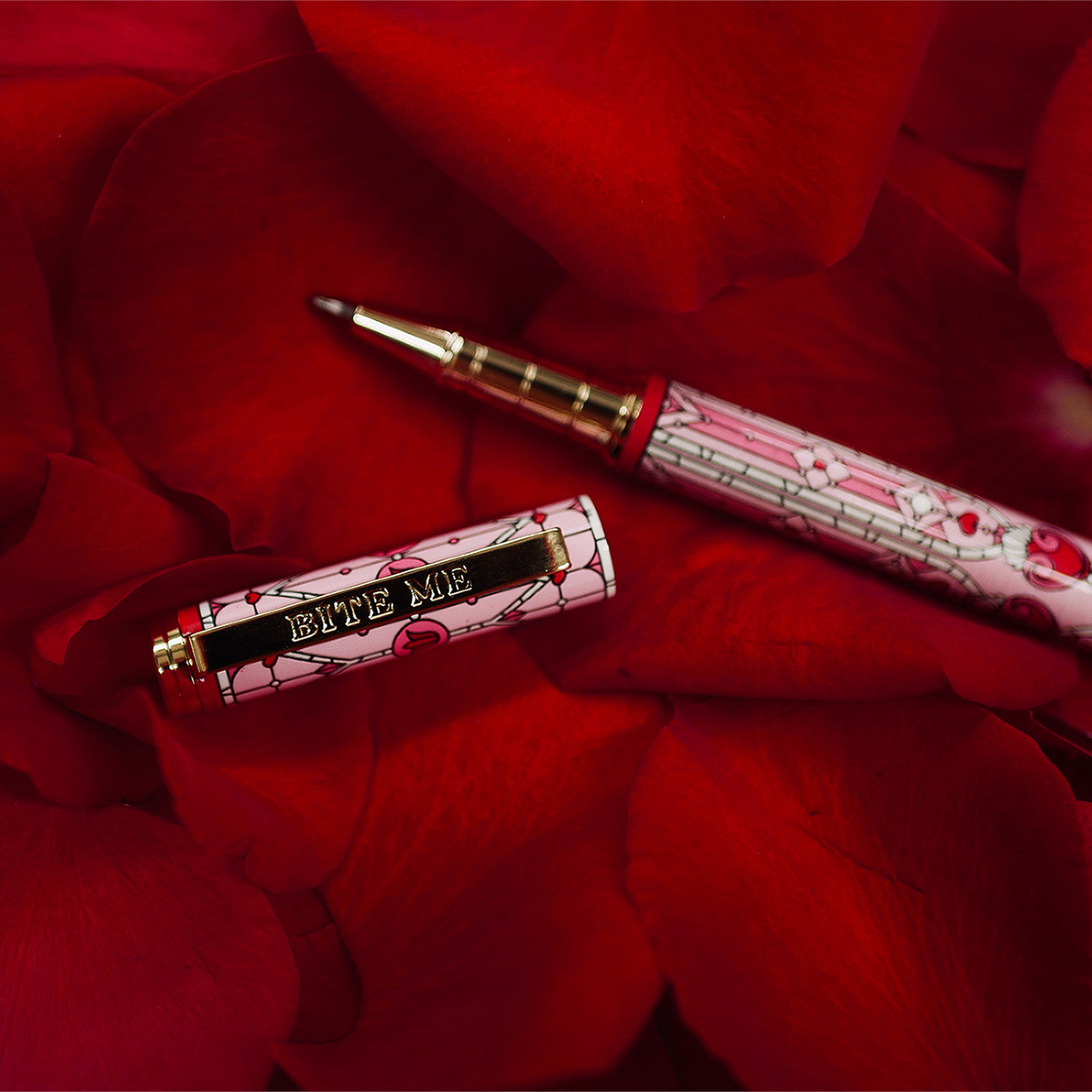 Bite Ink Bite Me Pen - Gel Pen - Black Ink - The Quirky Cup Collective