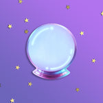crystal ball - sticky note- notepad - the quirky cup collective