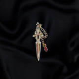 Dagger Enamel Pin