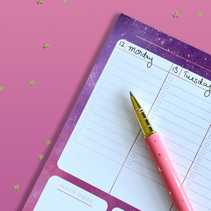 desktop planner - notepad - the quirky cup collective