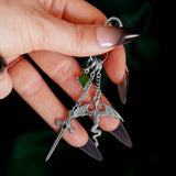 Dragon Rider Charmlet - Silver