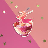 Enchanting Ramen Sticker - Pink
