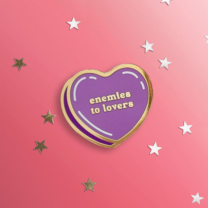 Candy Heart Enamel Pin Set