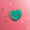 He Growled - Candy Heart - Enamel Pins - The Quirky Cup Collective