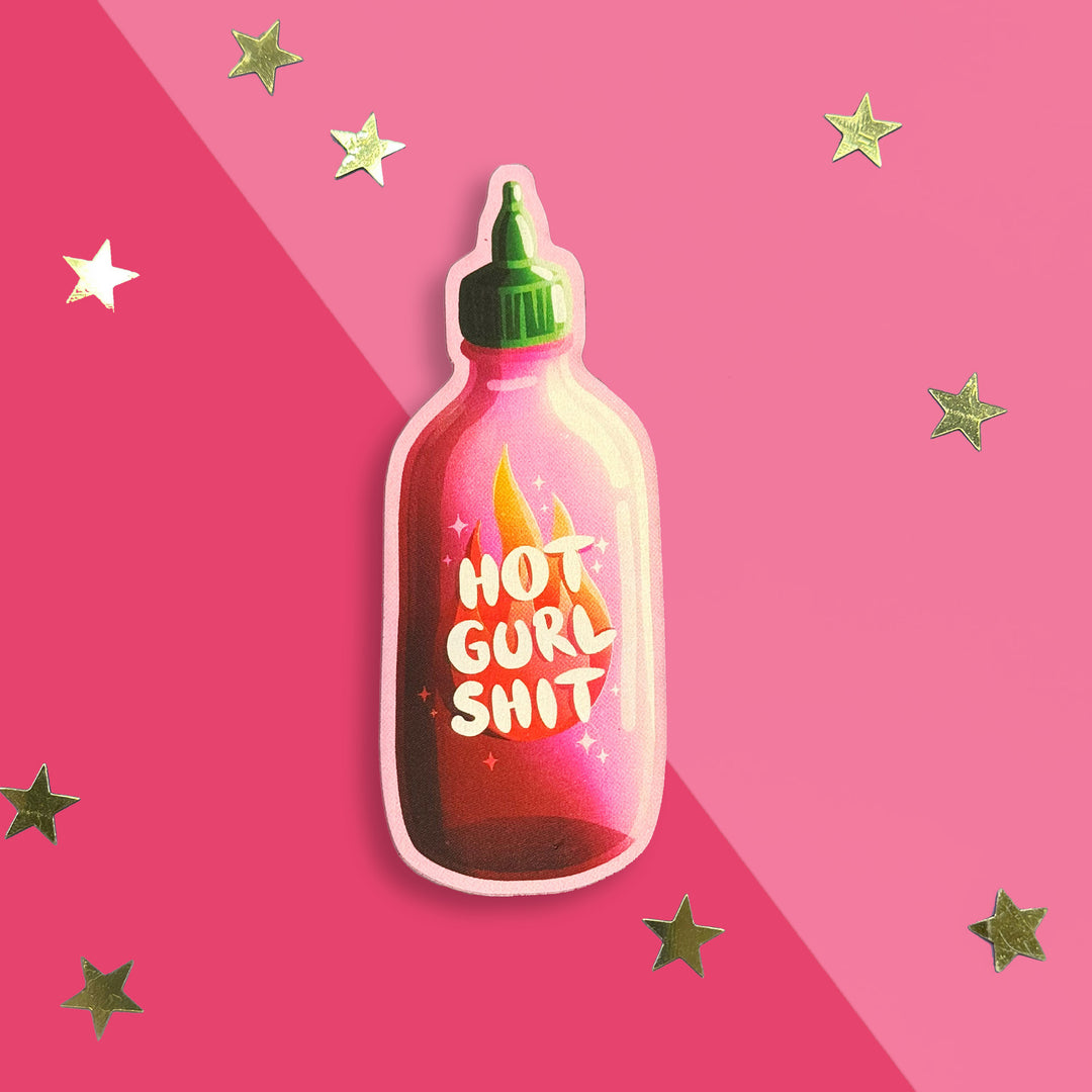 HOT GIRL SHIT - STICKER - THE QUIRKY CUP COLLECTIVE